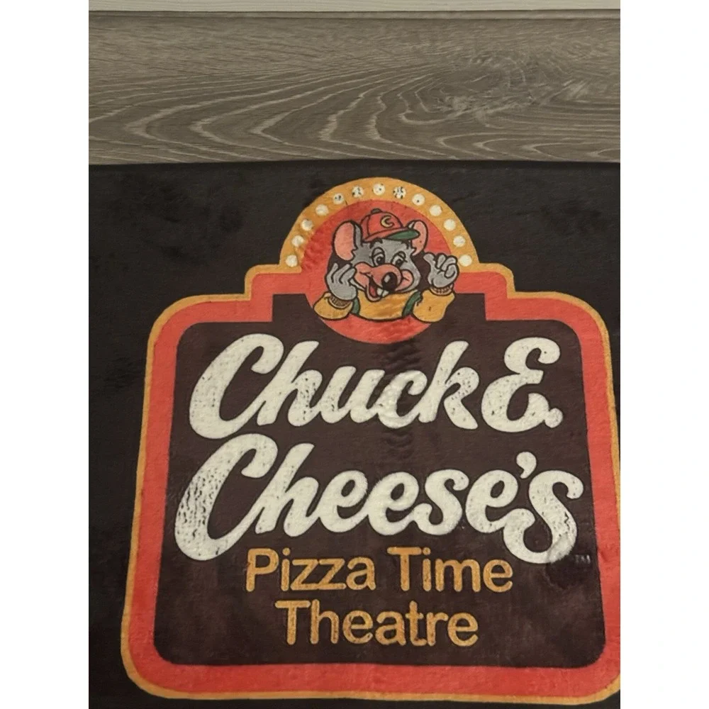 Chuck E Cheese Pizza Time Theatre Rug Indoor Doormat Carpet Decor Mancave 22x15